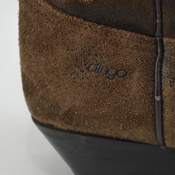 Dingo Womens Size 9 Cowboy Boots Brown Leather Western - Picture 2 of 16